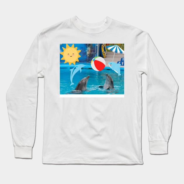 dolphin lover Long Sleeve T-Shirt by ayoubShoop